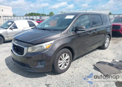 2015 Kia Sedona Lx from USA, damaged, VIN KNDMB5C15F6038567